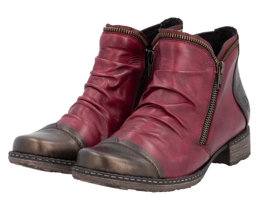 Red Side Zip Boot - Image 8