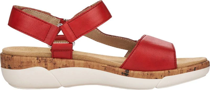 Red Velcro Strap Sandal - Image 2