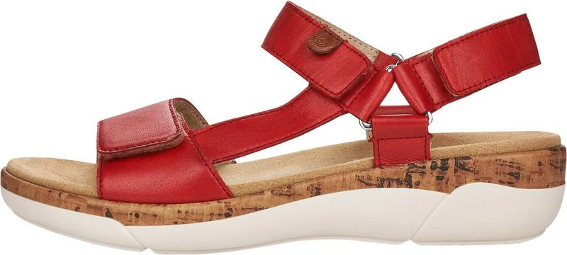 Red Velcro Strap Sandal - Image 3