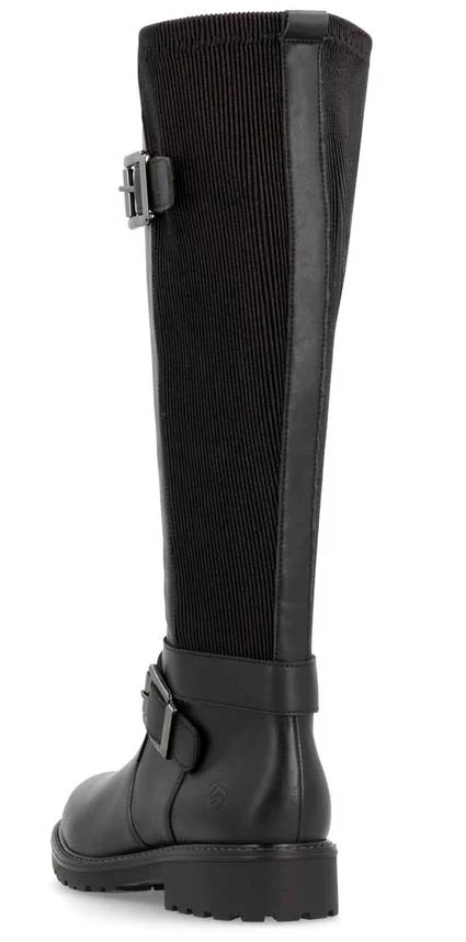 Tall Black Warm Lined Boot - Image 4