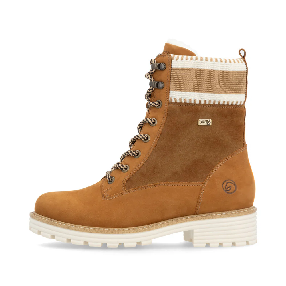 Tan Lace Up W Lambs Wool - Image 3