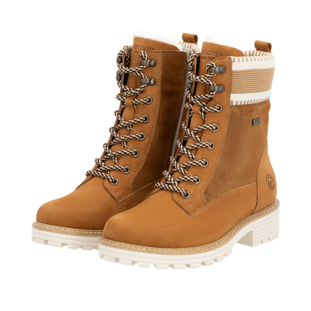 Tan Lace Up W Lambs Wool - Image 8