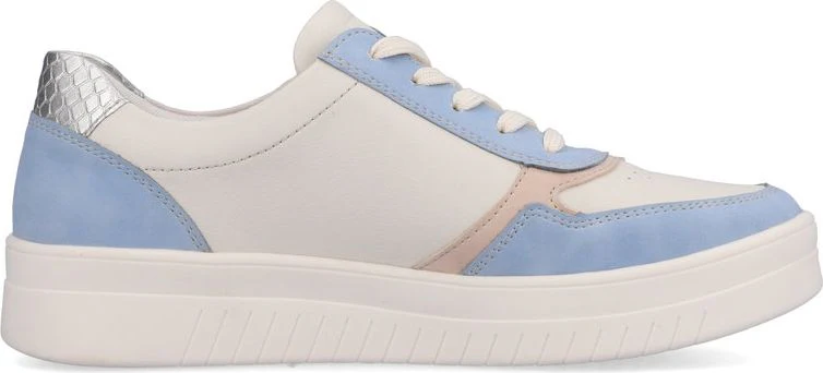 White /Blue Sneaker - Image 2