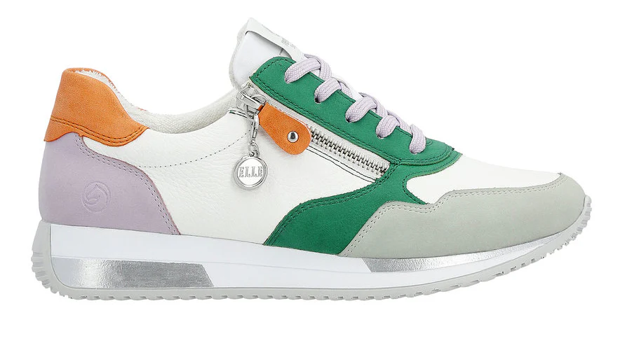 White Green Grey Lace Up - Image 3