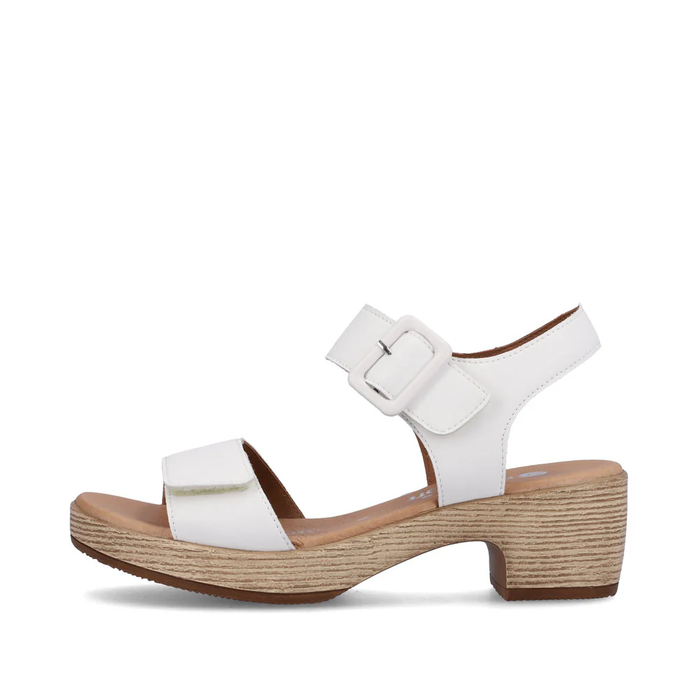 White Heeled Sandal - Image 3