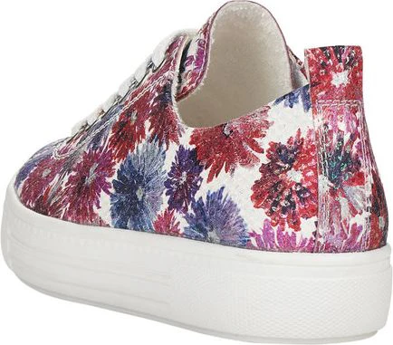White Multi Flower Lace Up - Image 5