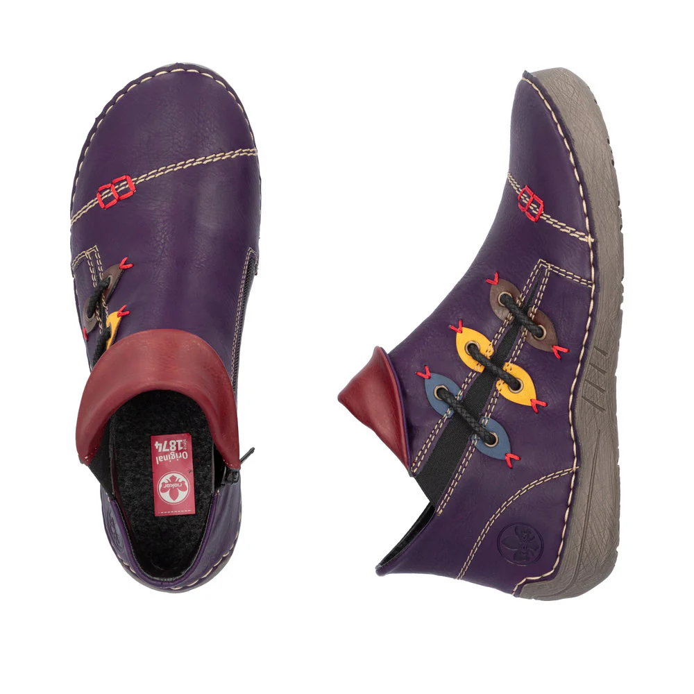 Aubergine Side Zip Boot - Image 5