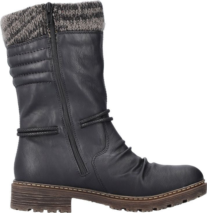 Black Back Lace Boot - Image 2