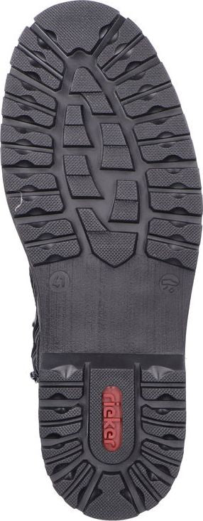 Black Lace Up Boot - Image 7