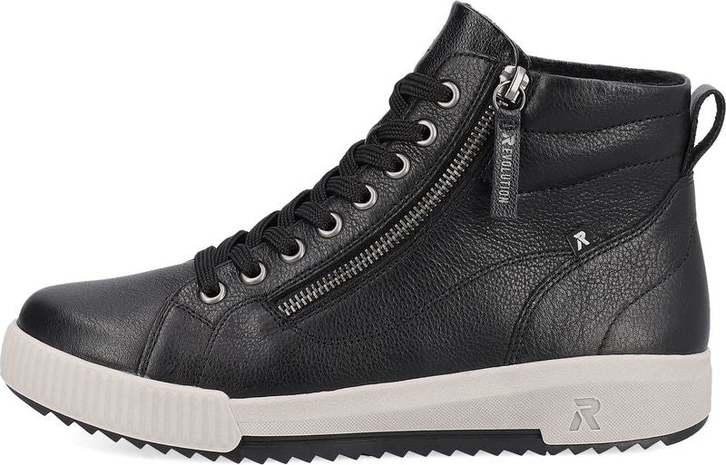 Black Lace Up Boot - Image 3