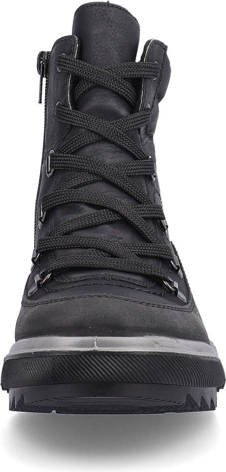 Black Lace Up Boot - Image 4