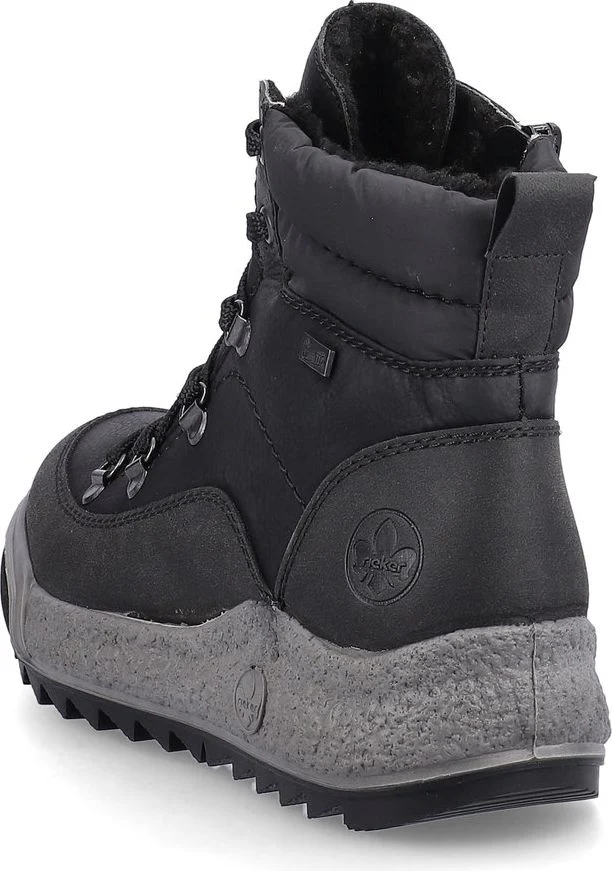 Black Lace Up Boot - Image 5
