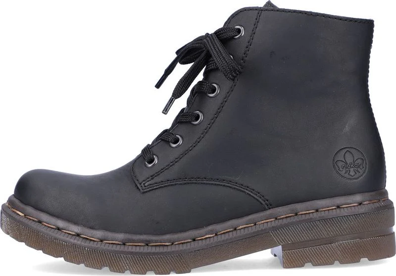 Black Lace Up Fur Lined - Image 3
