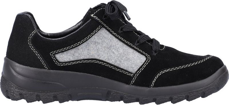Black Lace Up Hiker - Image 2