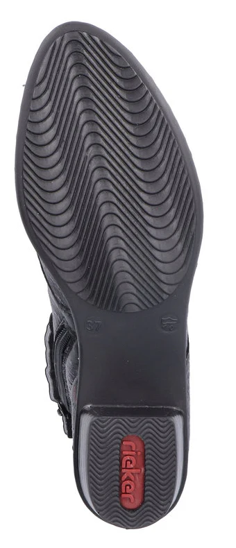 Black Multi Lace Up Boot - Image 7
