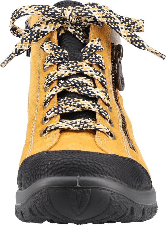 Black Short Lace Up Boot - Image 4