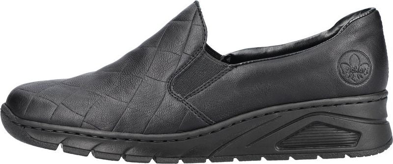 Black Slip On Wedge Heel - Image 3
