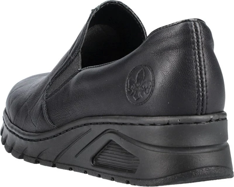 Black Slip On Wedge Heel - Image 5