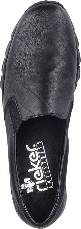 Black Slip On Wedge Heel - Image 6