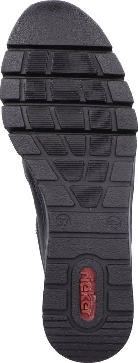 Black Slip On Wedge Heel - Image 7