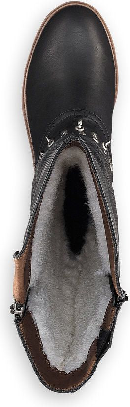 Black Tall Warm Lined Boot - Image 5