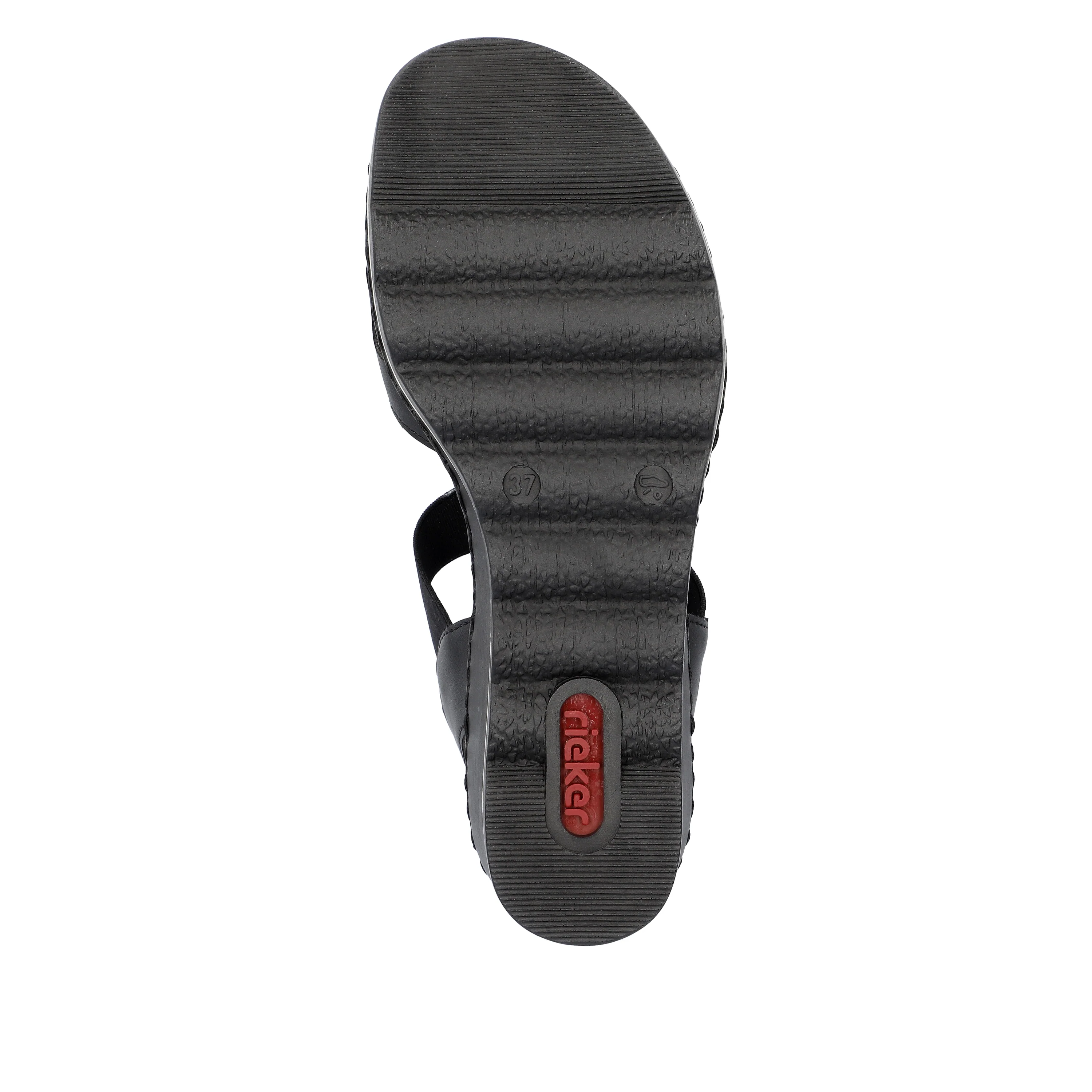 Black Wedge Sandal - Image 7