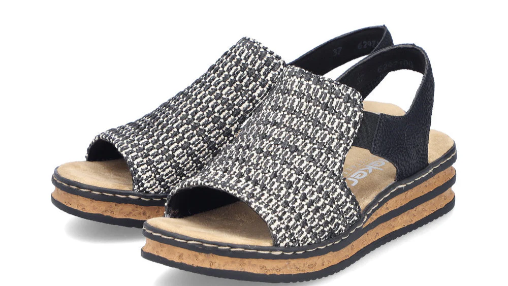 Black Woven Sling Back - Image 8