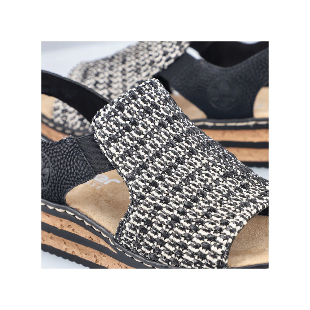 Black Woven Sling Back - Image 9