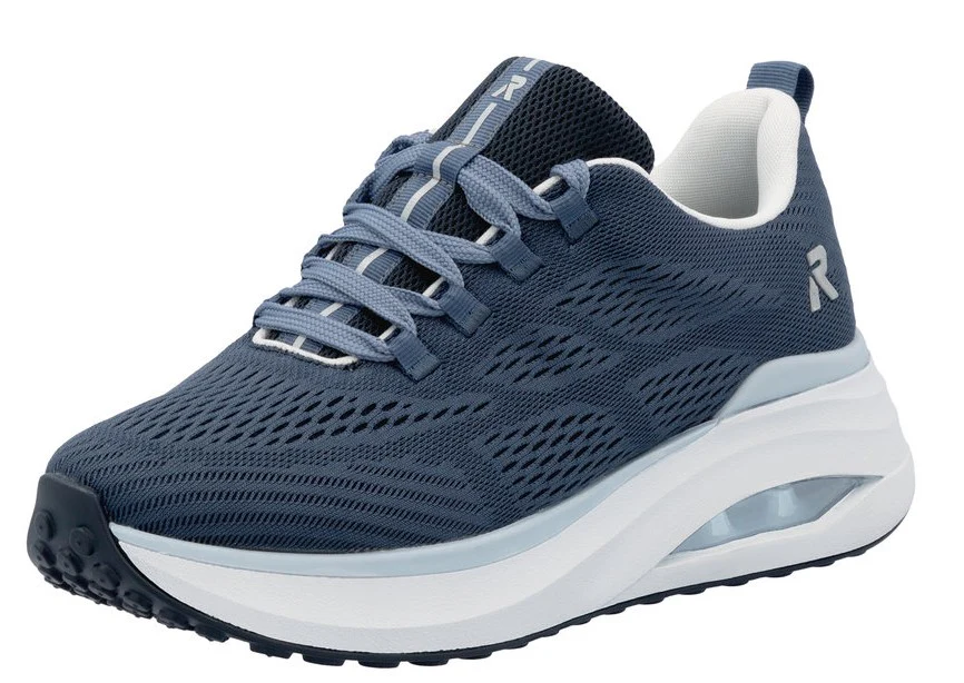 Blue Lace Up Runner