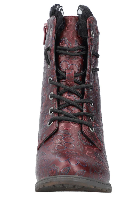 Bordeaux Warmlined Heeled Boot - Image 6