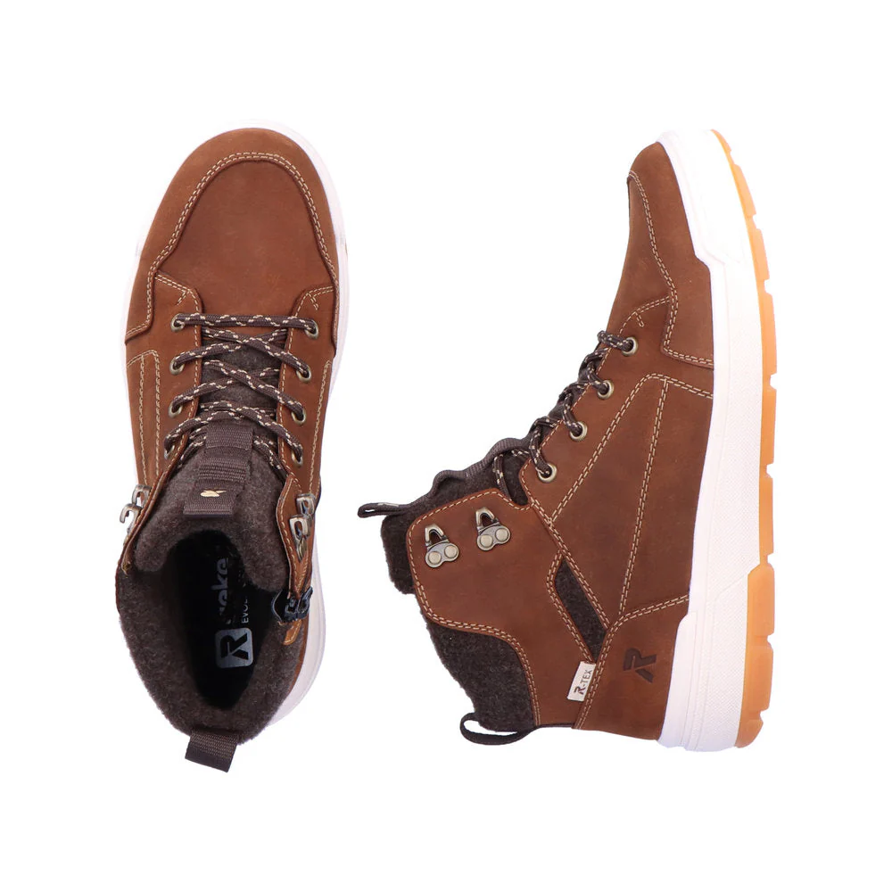Brown Lace Up Boot - Image 9