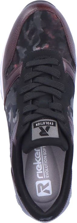 Burgundy Floral Sneaker - Image 6
