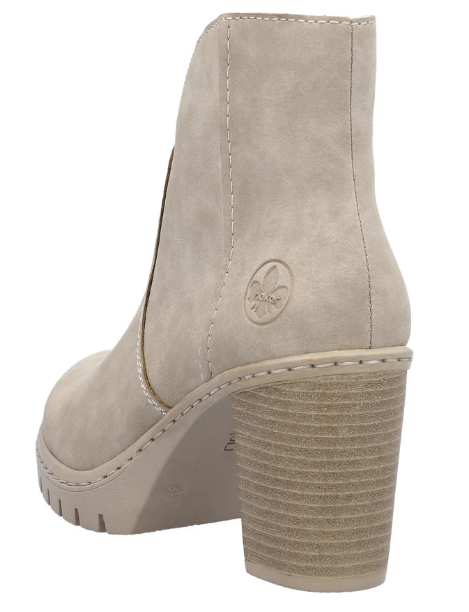 Champagne Heeled Boot - Image 4