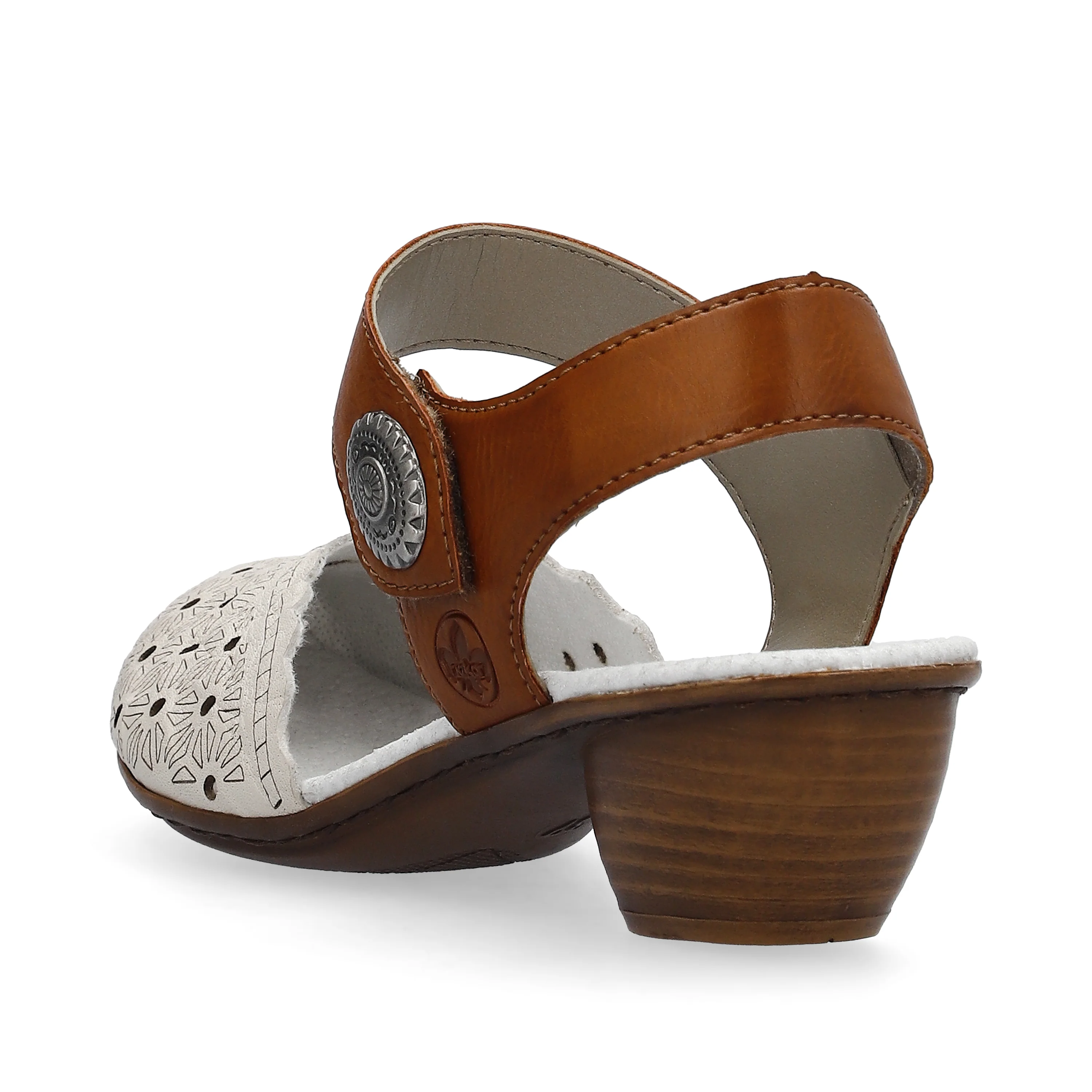 Cream Closed Toe Sandal - Image 5