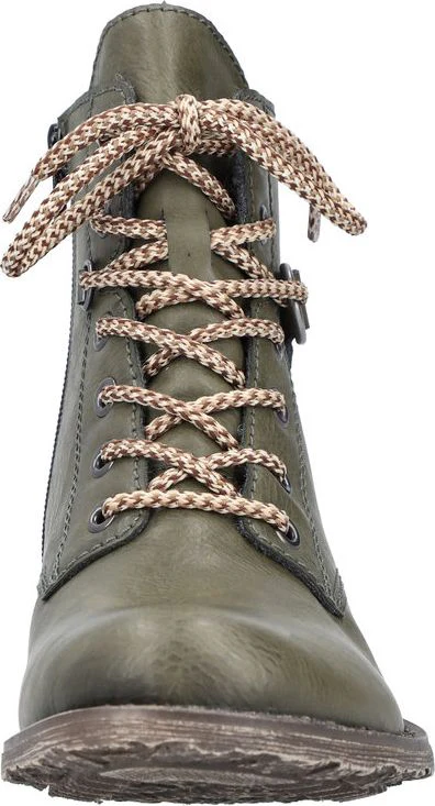 Forest Green Lace Up Boot - Image 4
