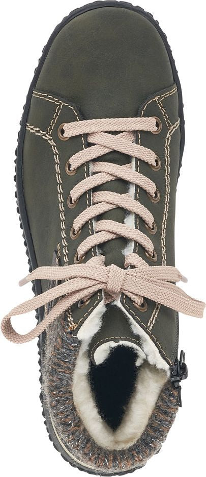 Forest Green Lace Up Boot - Image 4