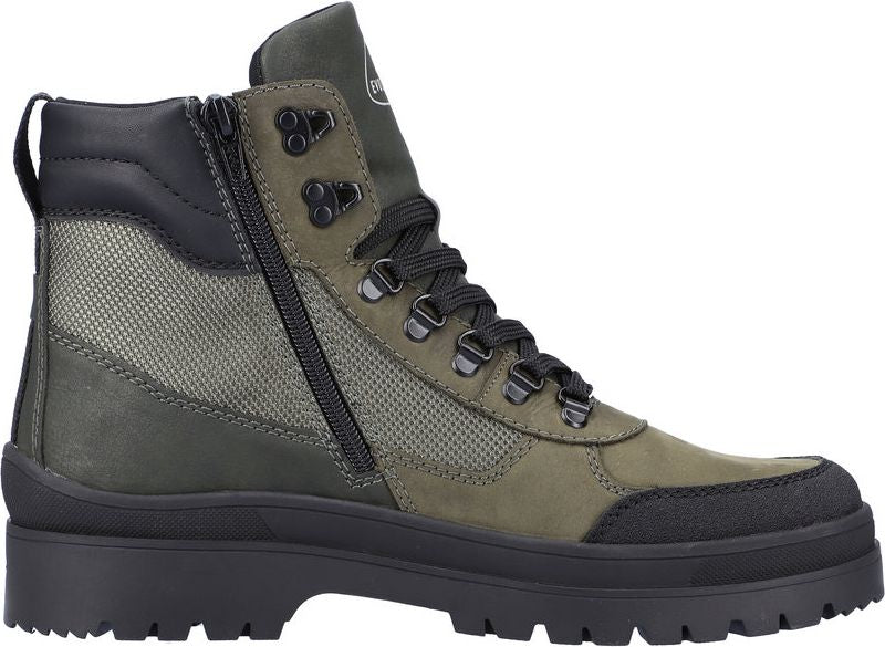 Green Lace Up Winter Boot - Image 2
