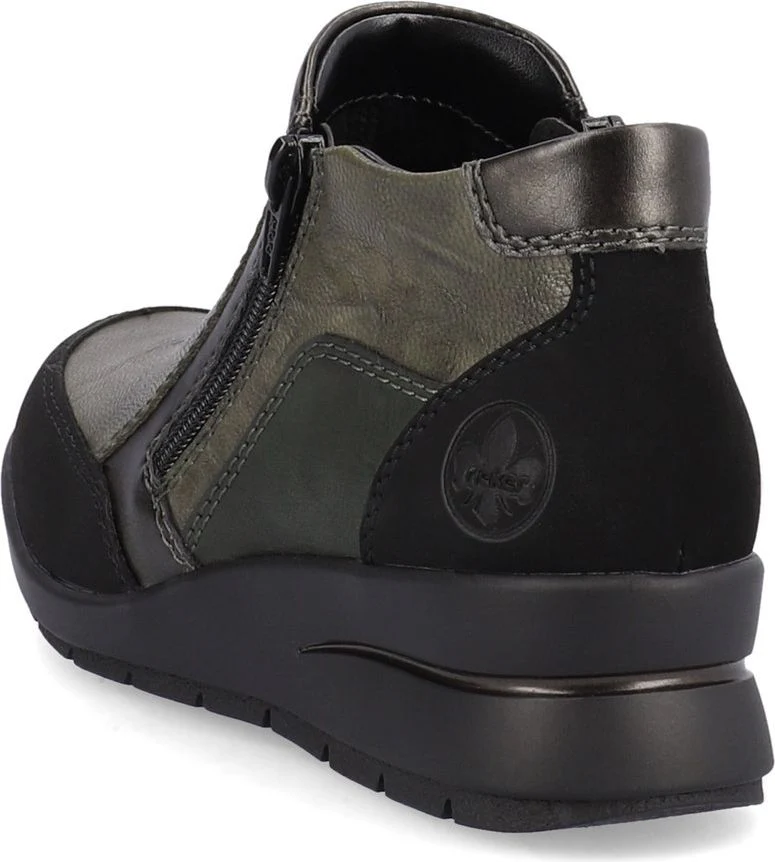 Green Side Zip Wedge Boot - Image 5