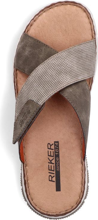 Grey Cross Strap Sandal - Image 4