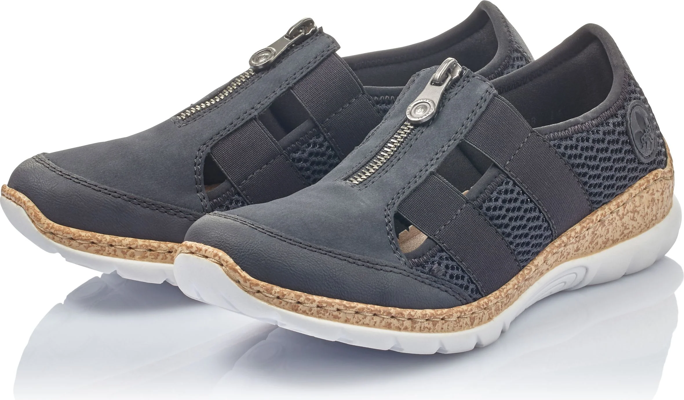Navy Center Zip Shoe - Image 7