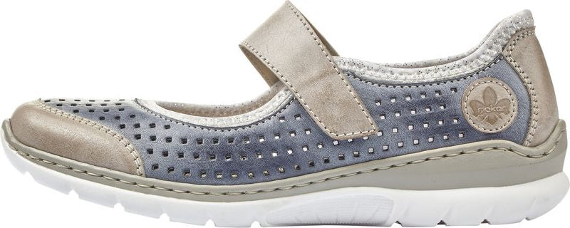 Navy/Grey Marjane Shoe - Image 3