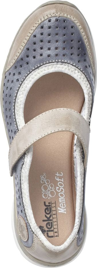 Navy/Grey Marjane Shoe - Image 5
