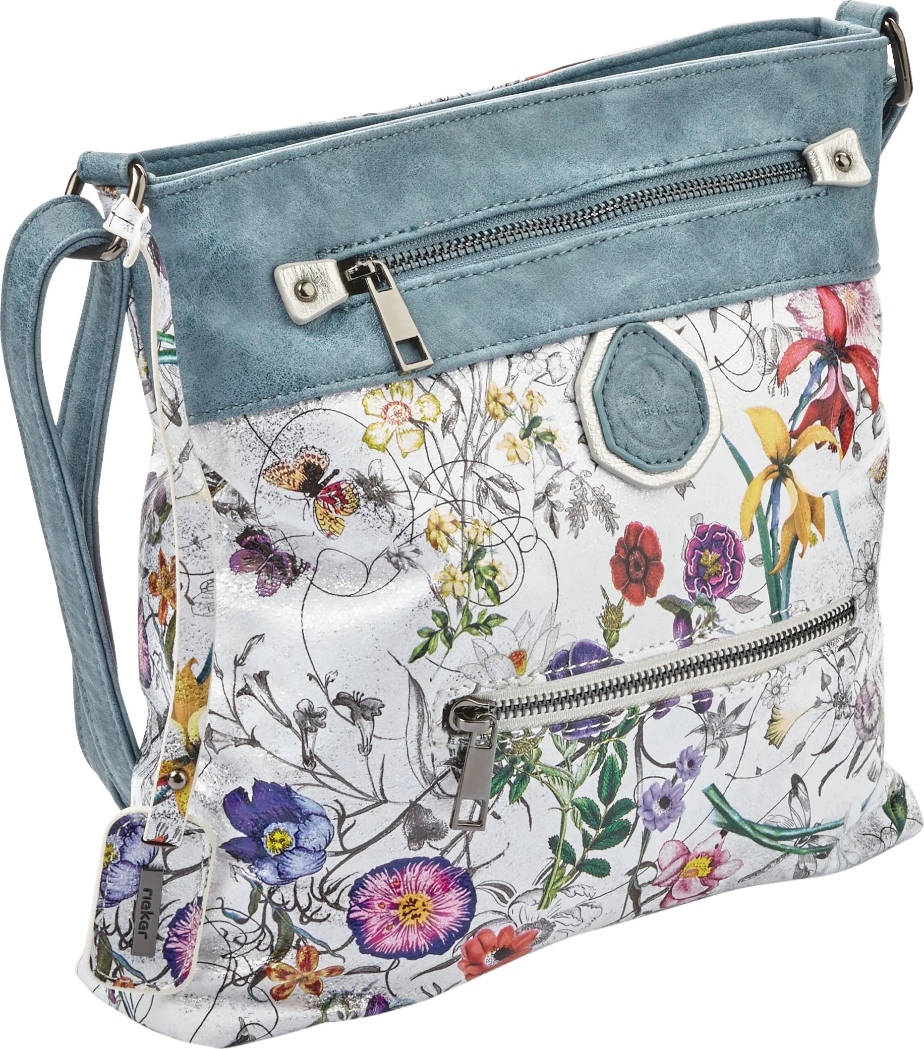 Purse Blue/Floral - Image 2