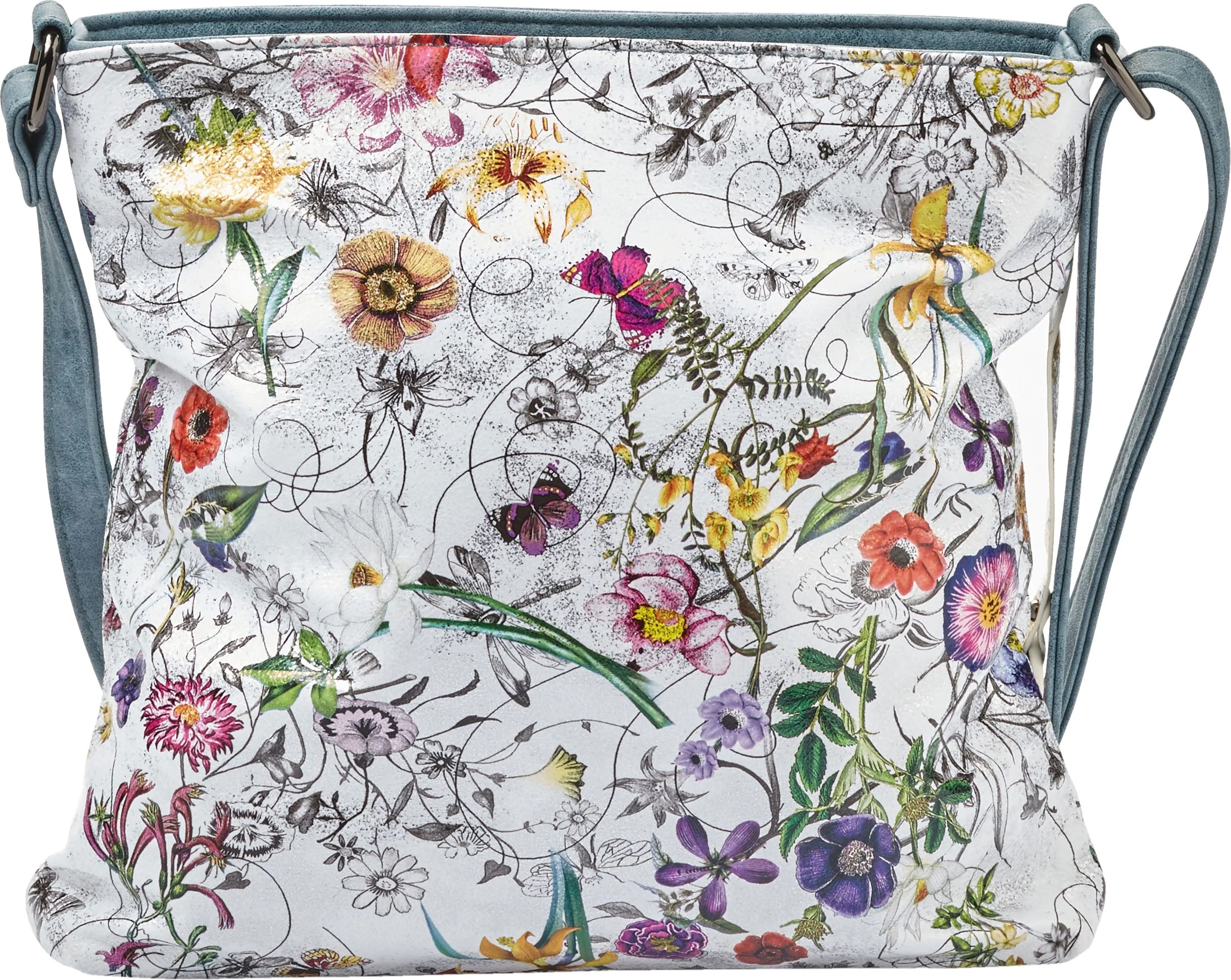 Purse Blue/Floral - Image 3