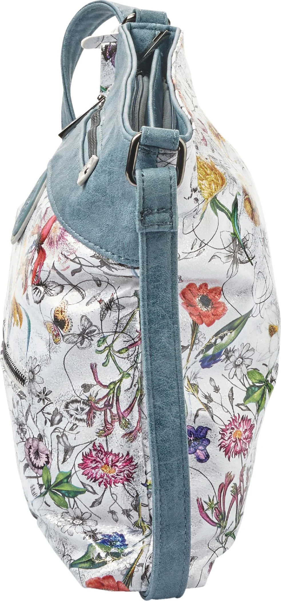 Purse Blue/Floral - Image 4