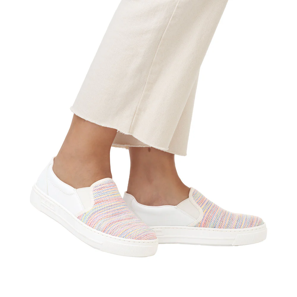 Rainbow White Slip On - Image 8