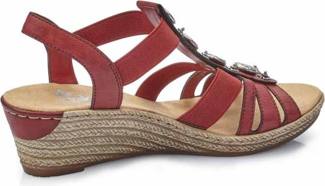 Red T-strap Sandal - Image 2