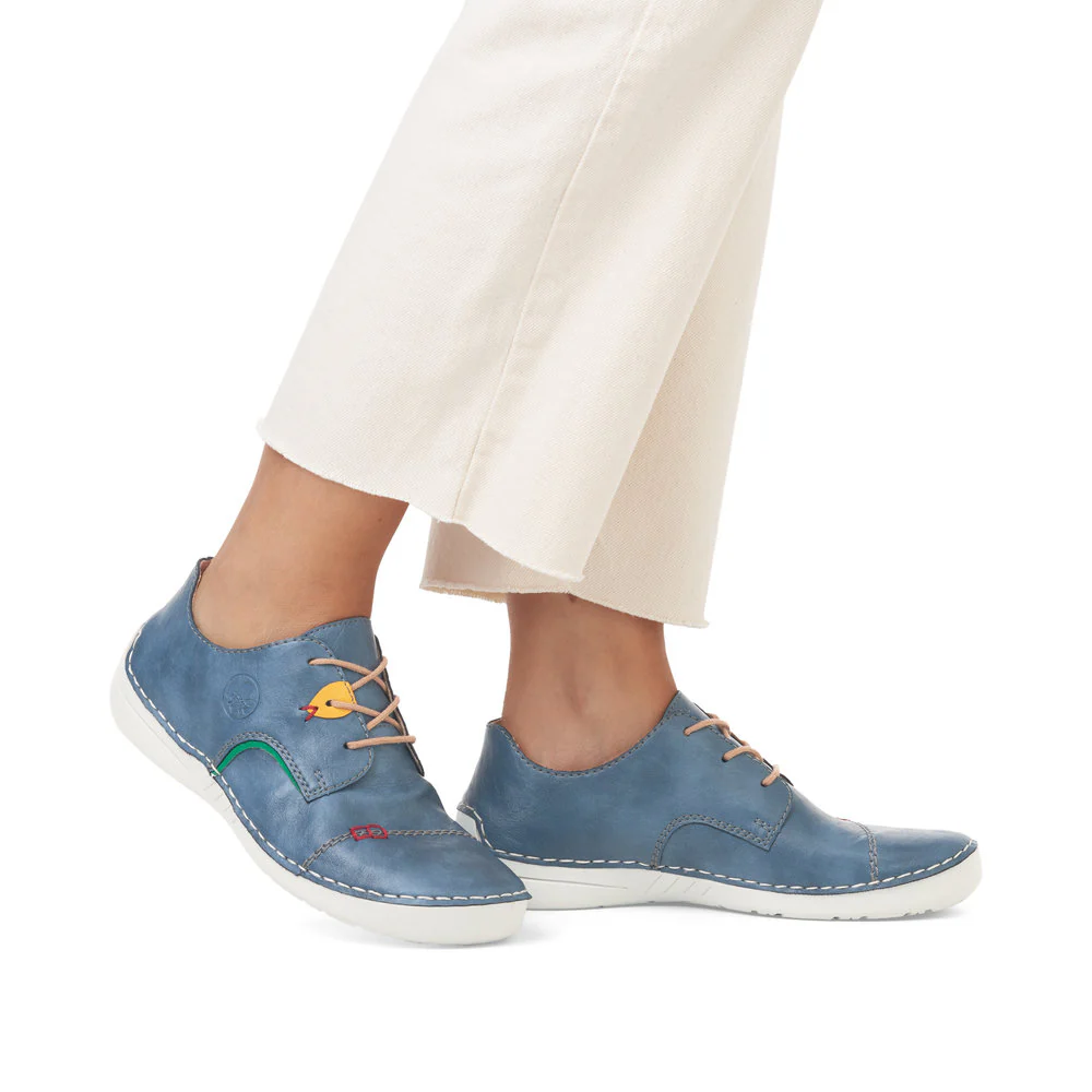 Royal Blue Lace Up - Image 8