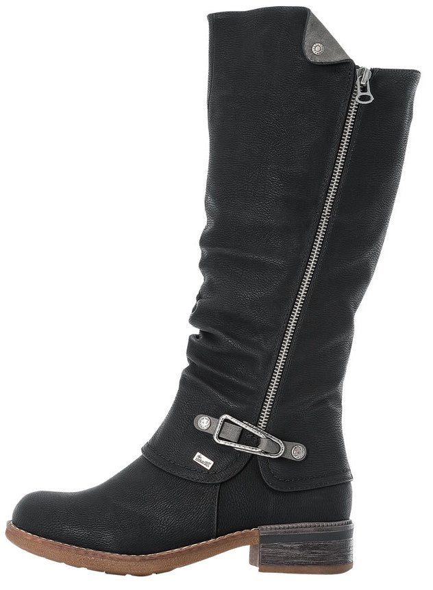 Tall Black Boot - Image 3