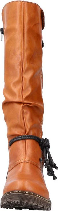 Tall Tan Boot With Tassle - Image 4